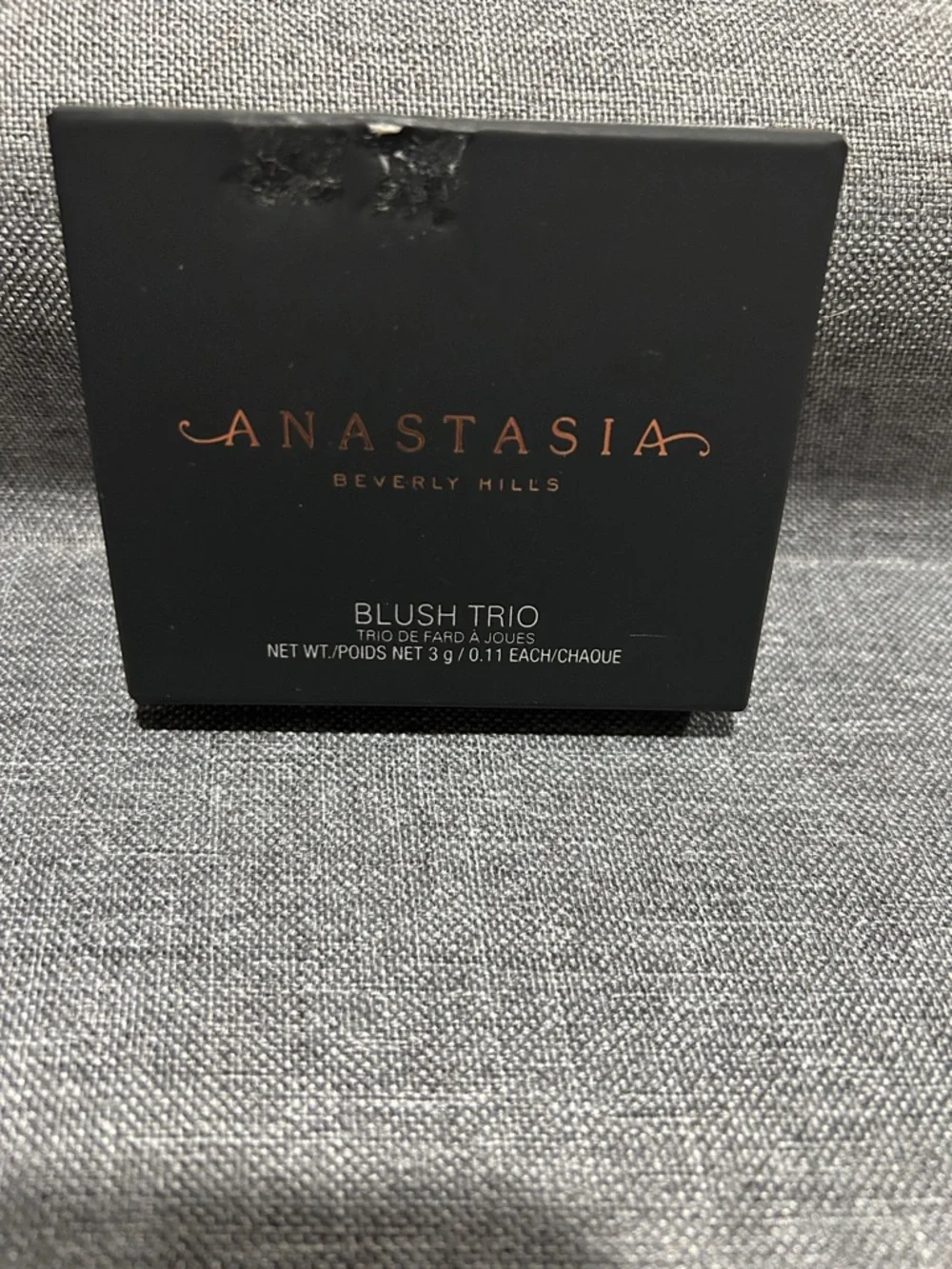 Anastasia Beverly Hills Blush Trio - Black Packaging with Rose Gold Logo